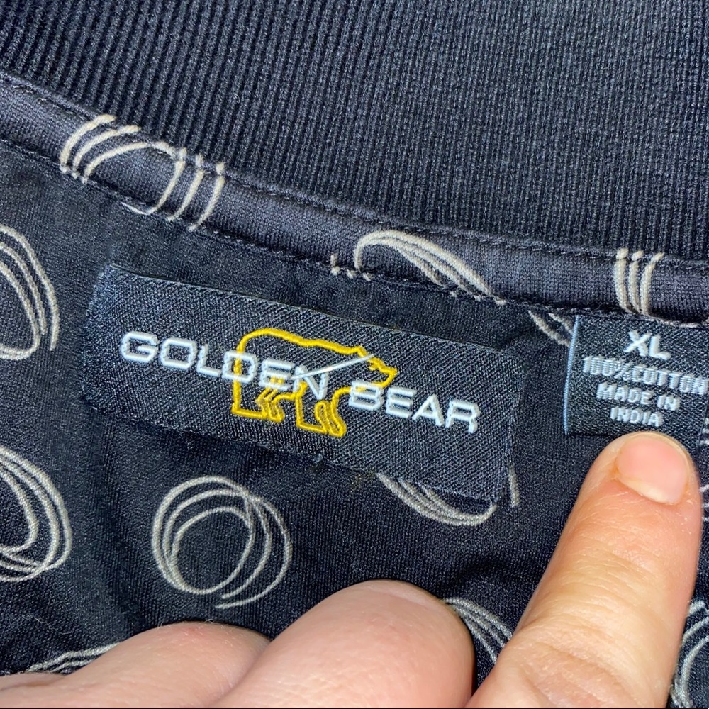 Golden Bear Men’s Print Polo - Picture 2 of 5